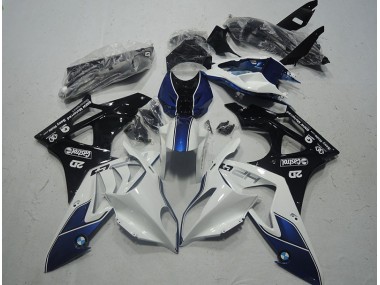 2009-2014 White Blue S1000RR Motorcycle Fairing