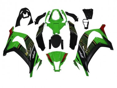 2011-2015 Green Black ZX10R Motorcycle Fairing