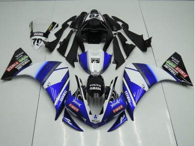 2012-2014 Blue Black Sterilgarda YZF R1 Motorcycle Fairings