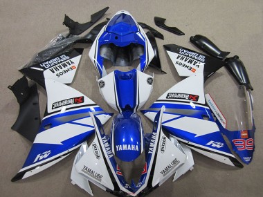 2012-2014 Blue White YZF R1 Motorcycle Fairings