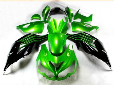 2012-2021 Black Green ZX14R ZZR1400 Motorcycle Fairing