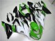 2013-2018 Green White Black ZX6R Motorcycle Fairings