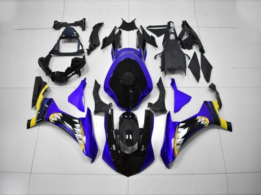 2015-2019 Blue Black YZF R1 Motorcycle Fairings