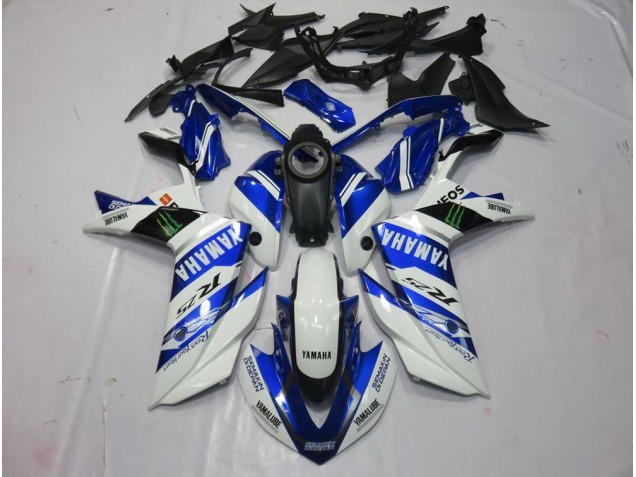 2015-2022 White Monster YZF R3 Motorcycle Fairings