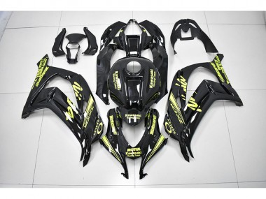 2016-2019 Black Yellow Racing Team Ninja ZX10R Motorcycle Fairings