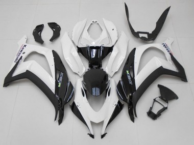 2016-2019 White Black ZX10R Motorcycle Fairings