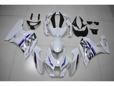 2017-2021 White GSXR 1000 Motorcycle Fairing